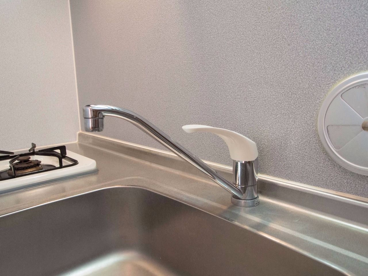 水温・水量の調節が簡単なワンレバー式水栓