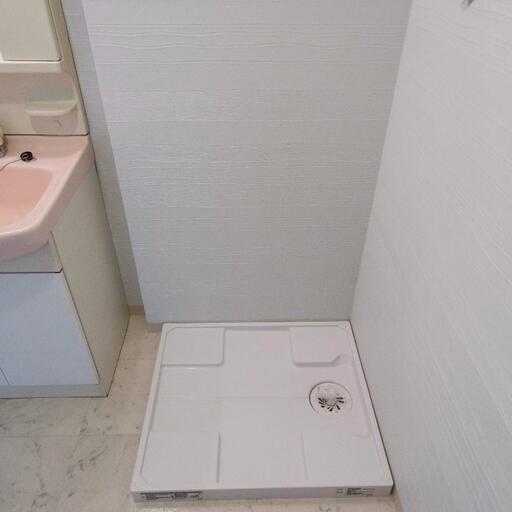 洗濯機置場 防水パンの室内洗濯機置場