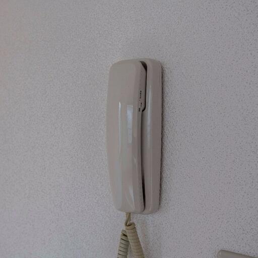 インターホン受話器 玄関を開けなくても来訪者と話が可能