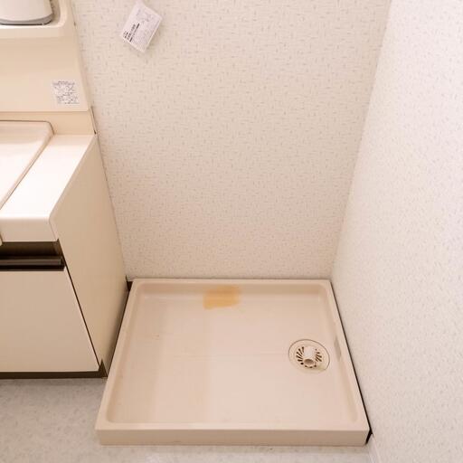洗濯機置場 防水パンのある室内洗濯機置場