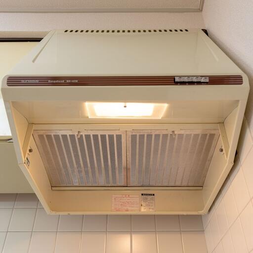 キッチン換気扇 レンジフードタイプでお手入れ簡単