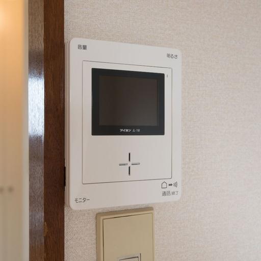 インターホン受話器 お部屋内で来訪者を確認できるモニター付