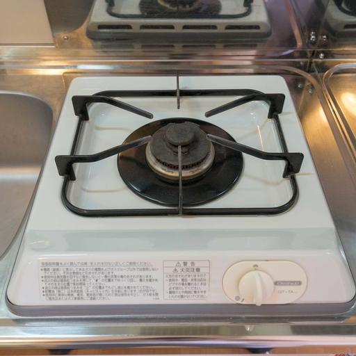 キッチンのガスコンロ ガスは都市ガスを利用