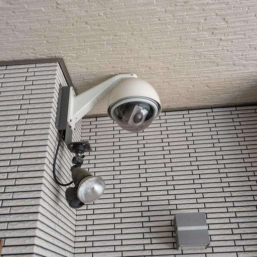 防犯カメラ 人感センサーライト付防犯カメラ
