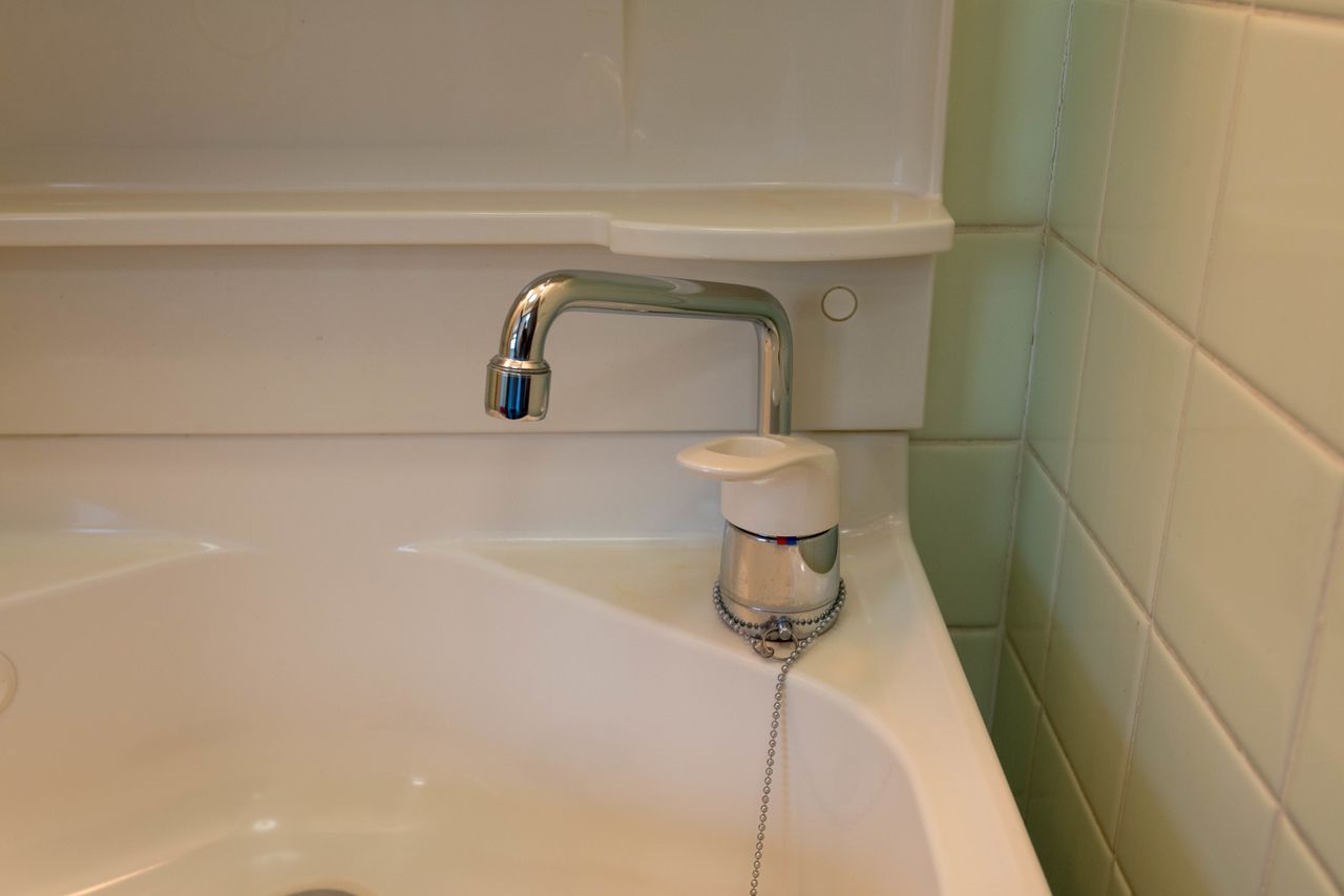 ワンレバー式の洗面水栓