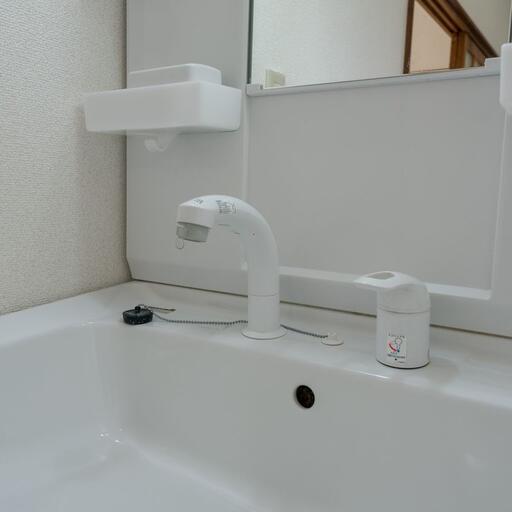 洗面水栓 高さ調整機構のあるシャワー付水栓