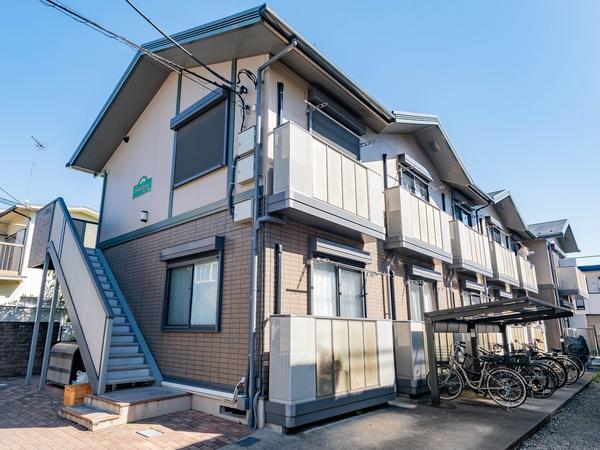 立川市富士見町の「ボナール」 ハウスメーカー施工の2階建アパート
