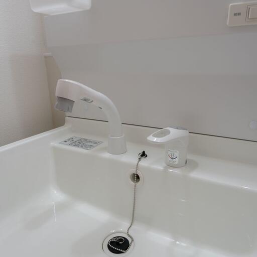洗面水栓 高さ調整機構付きのシャワー付水栓