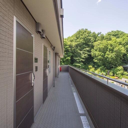 3階 共用廊下 共用部分はいつもキレイに整えられています
