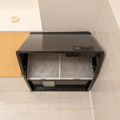 キッチン換気扇 シロッコファンタイプの換気扇でお手入れも簡単