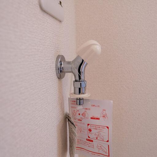 洗濯水栓 ワンタッチ式の水栓でホースの取付も簡単