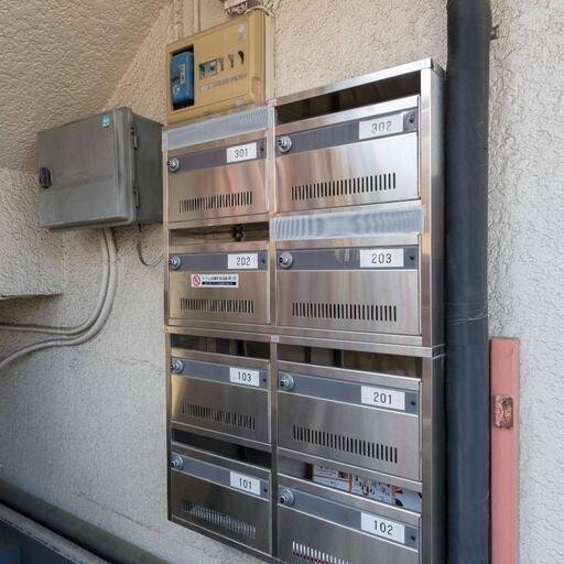 集合ポスト ダイヤル錠付のポスト