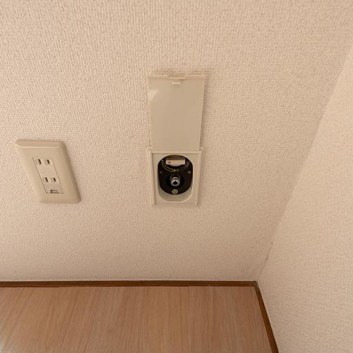 居室内のガス栓 ガスヒーターが利用可能