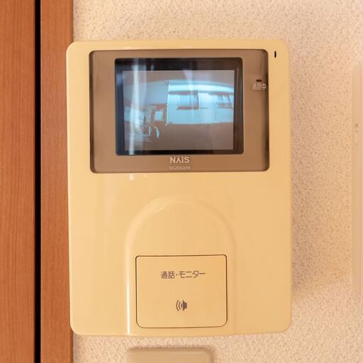 インターホン(室内) 来訪者の確認ができるモニター付
