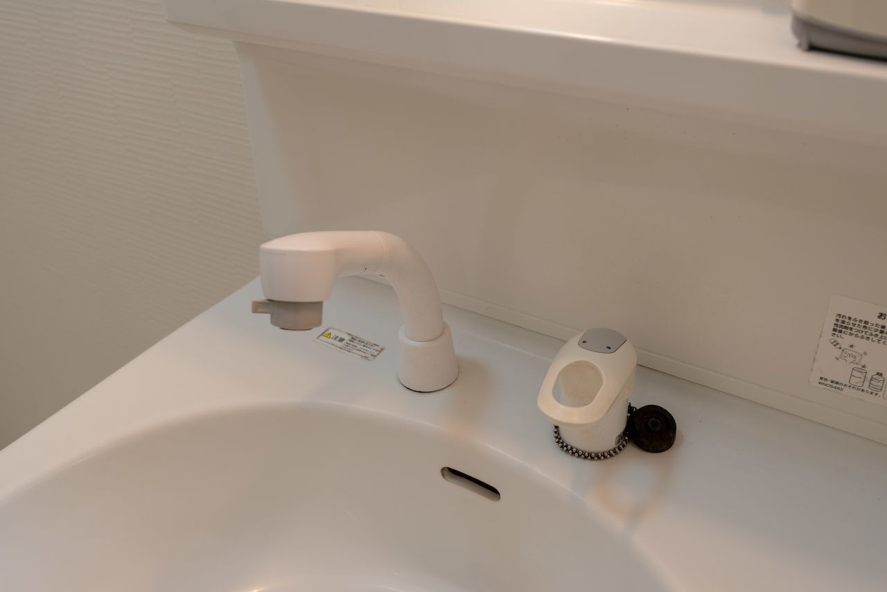 便利なシャワー付洗面水栓