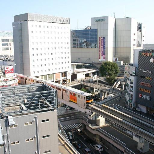 商業施設がそろう立川駅