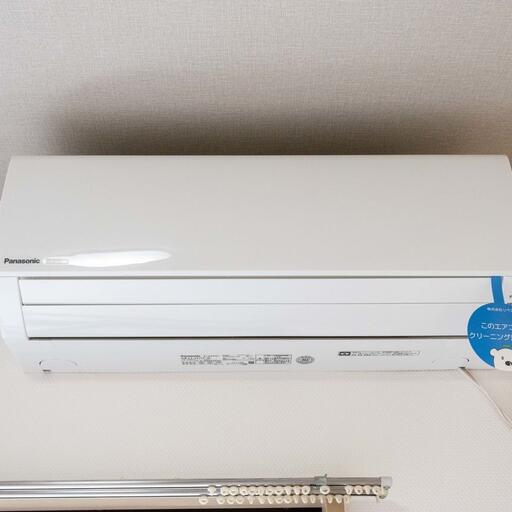 エアコン(Panasonic製) 品番:CS-257CF-W、2017年製