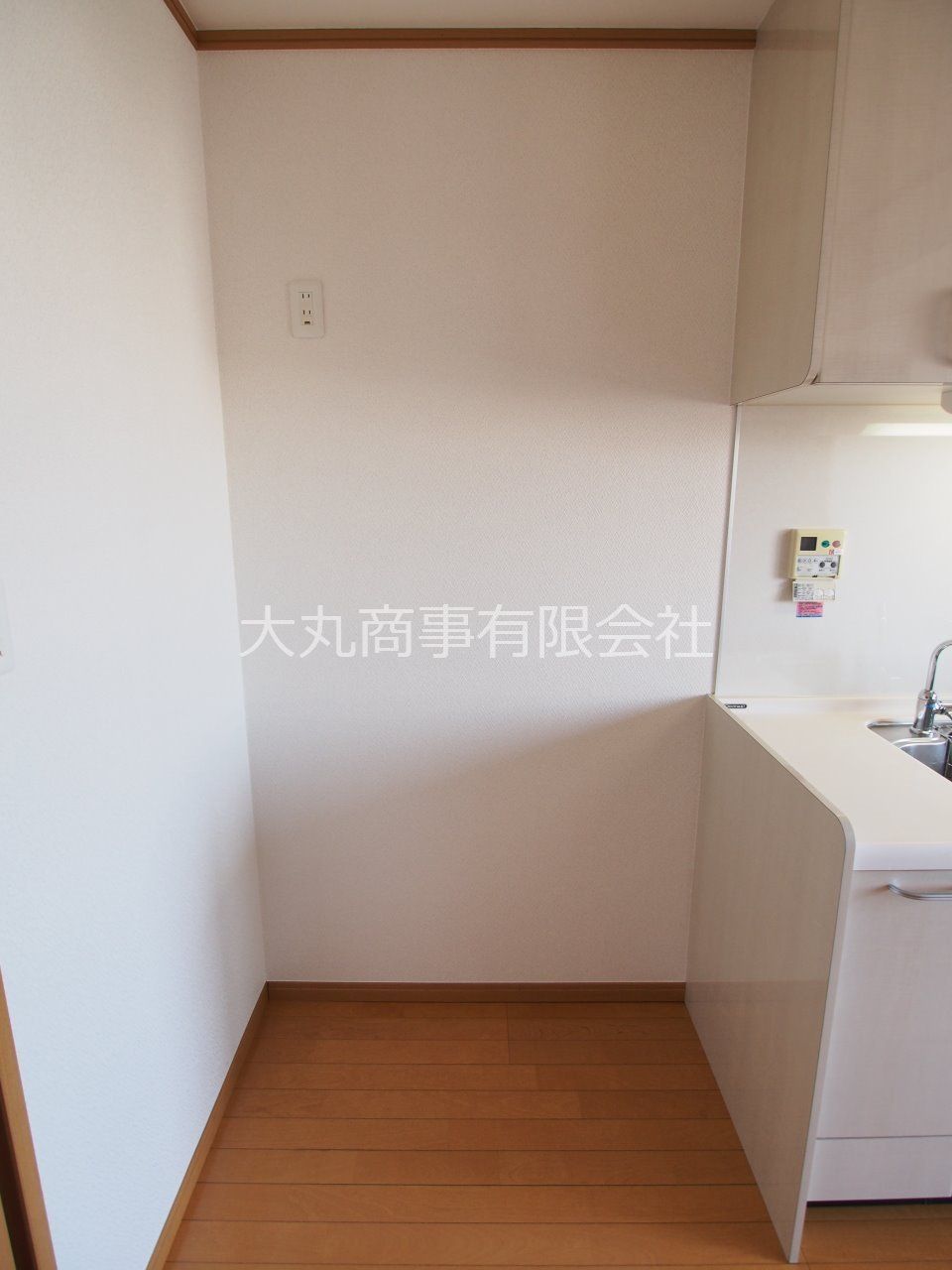 冷蔵庫置場 大きめの冷蔵庫も設置できそう