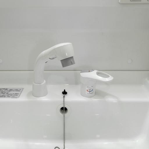 洗面水栓 あると便利なシャワー付
