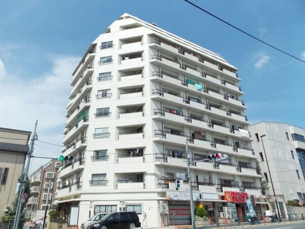 ハイネス立川 外観 総戸数170戸の分譲マンション