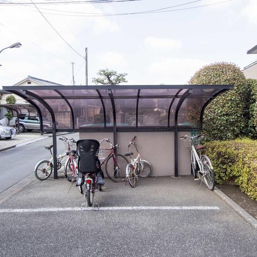 自転車置場 屋根のある自転車置場