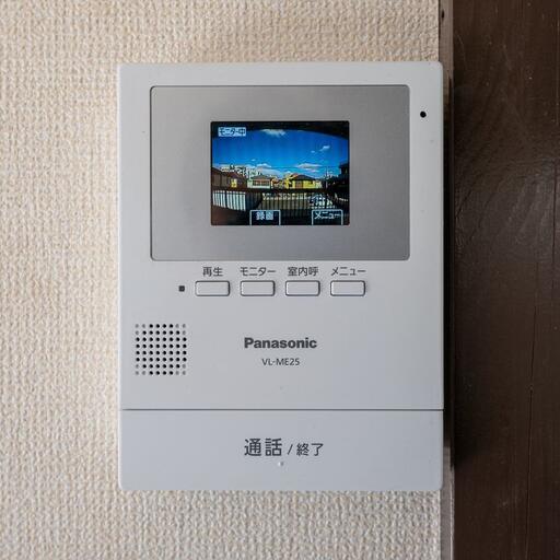 インターホン受話器 モニター(録画機能あり)付で安心