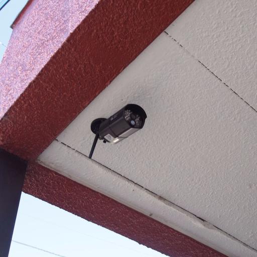 安心のセキュリティー 建物には防犯カメラの設置あり