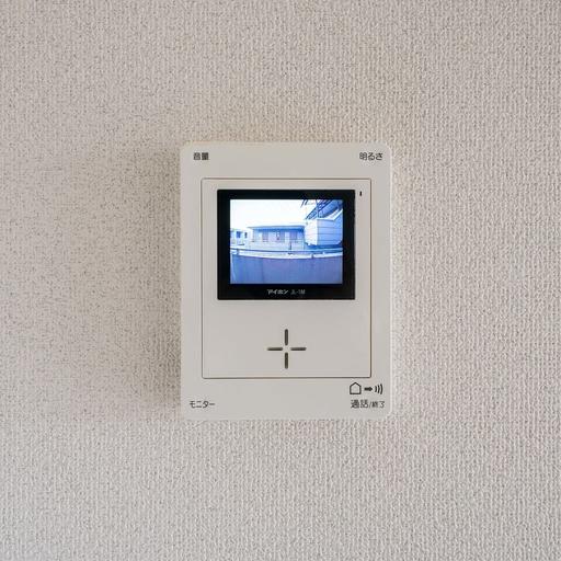 モニター付受話器 来訪者の確認が可能なモニター付き