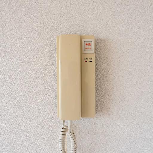 室内受話器 来訪者を声で確認できるインターホン