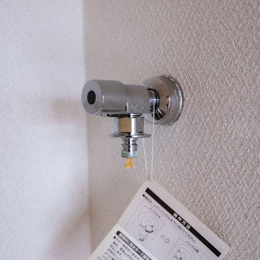 ワンタッチ式の洗濯水栓 洗濯ホースの取付が簡単