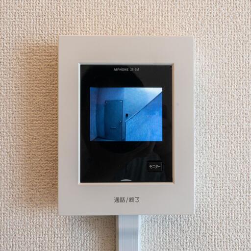 インターホン受話器 室内のモニター付受話器