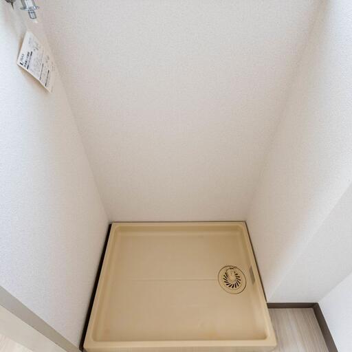 室内洗濯機置場 防水パンのある洗濯機置場
