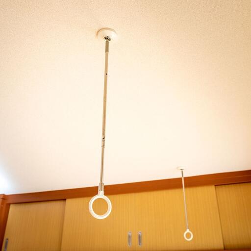 室内物干機 物干竿を通して使うホスクリーン
