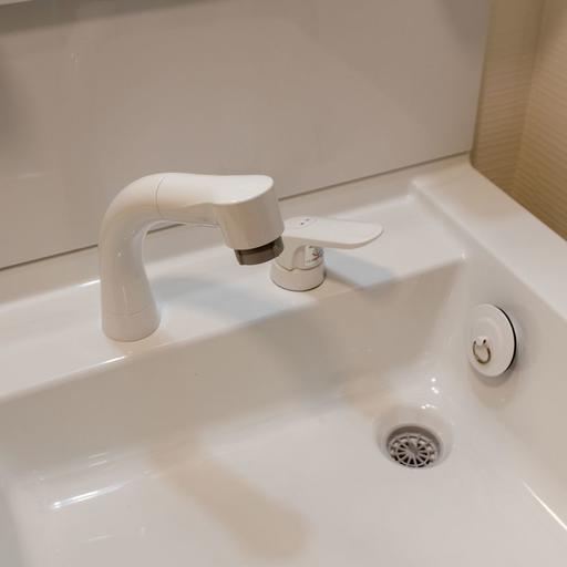 洗面水栓 シャワー付水栓で便利
