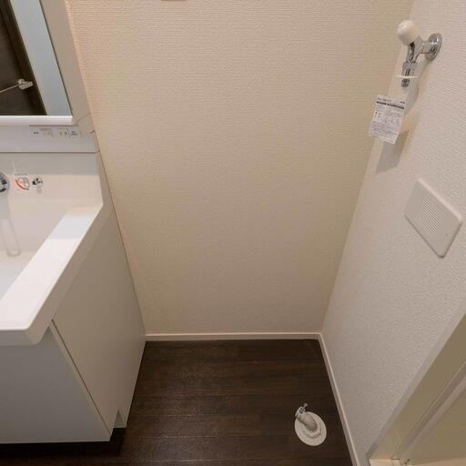 洗濯機置場 床置きタイプの洗濯機置場
