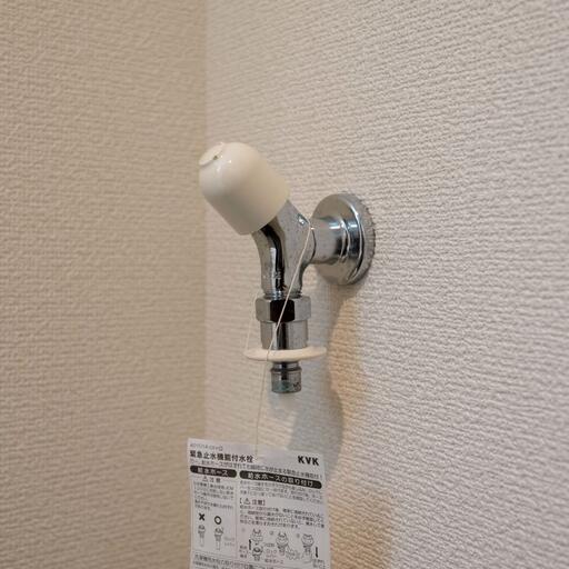 洗濯水栓 洗濯ホースの取付が簡単なワンタッチ式