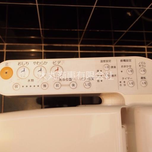 トイレはウォシュレット付 TOTOのウォシュレット
