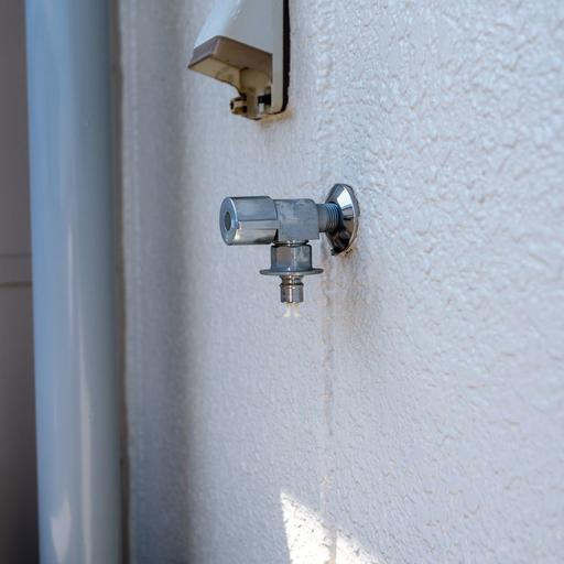 洗濯水栓 洗濯ホースがワンタッチで取付可能