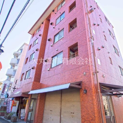 立川市錦町の第二寿マンション 1階はうどん屋さんと自転車ショップ