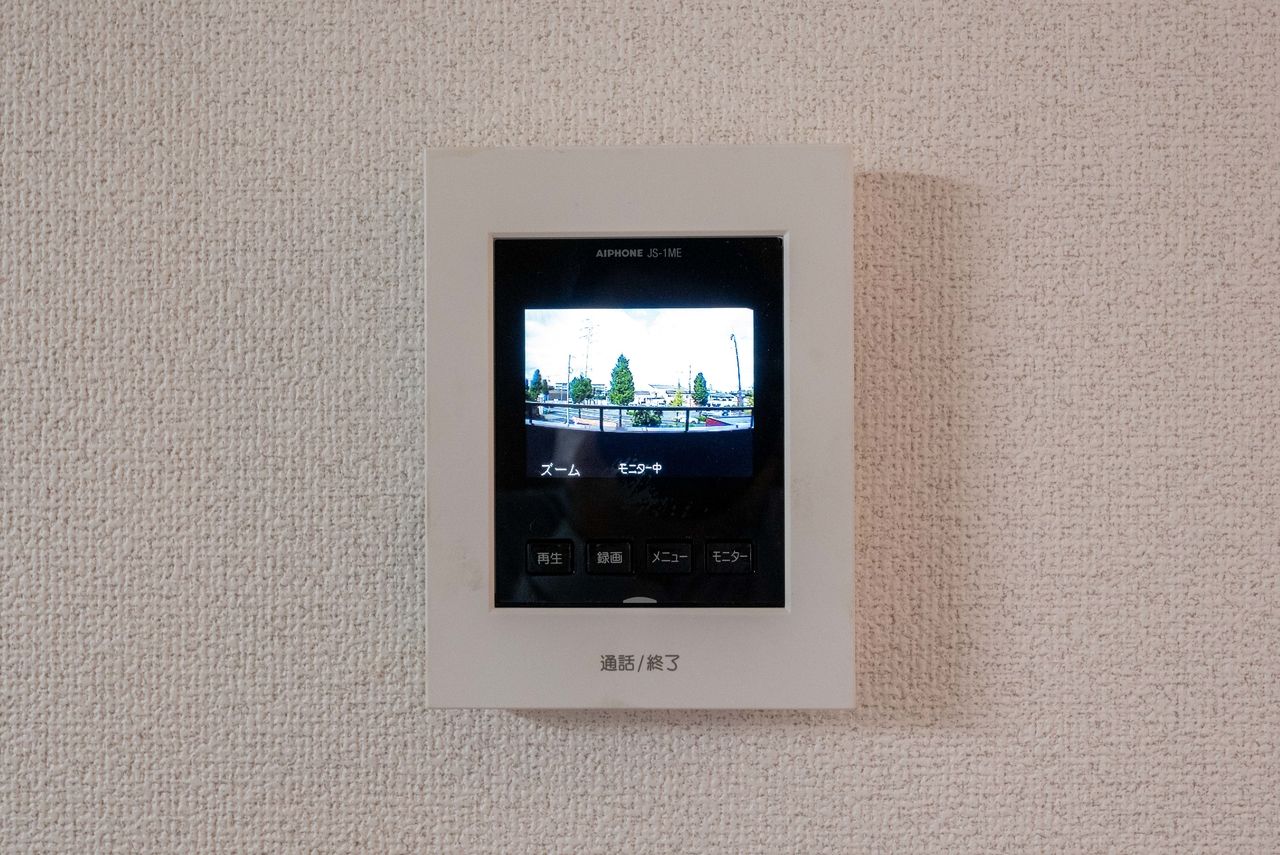 インターホン受話器(室内) 安心のモニター・録画機能付き