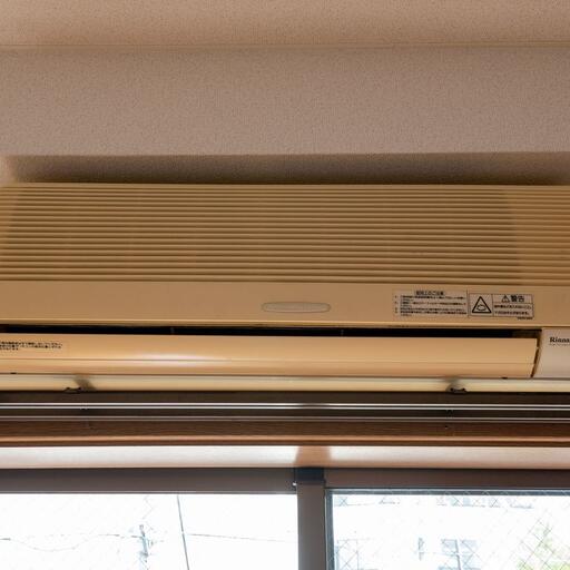 エアコン(洋室2室とも有) リンナイ製のガスエアコン