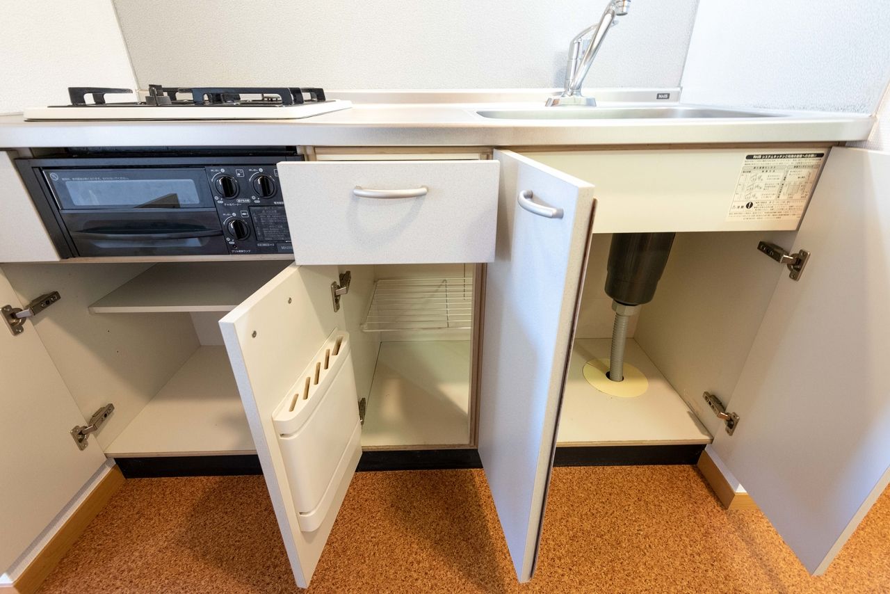 シンク下収納 調理器具も収めやすい収納