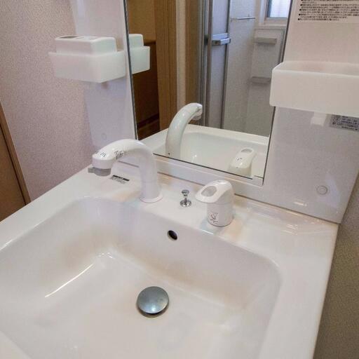 洗面水栓はシャワー付き シャワー付きの洗面水栓で忙しい朝も楽にできそう