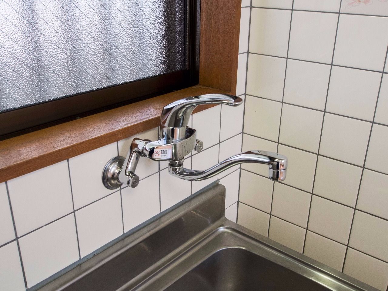 湯水の切替や、水量の調節が簡単なワンレバー式水栓