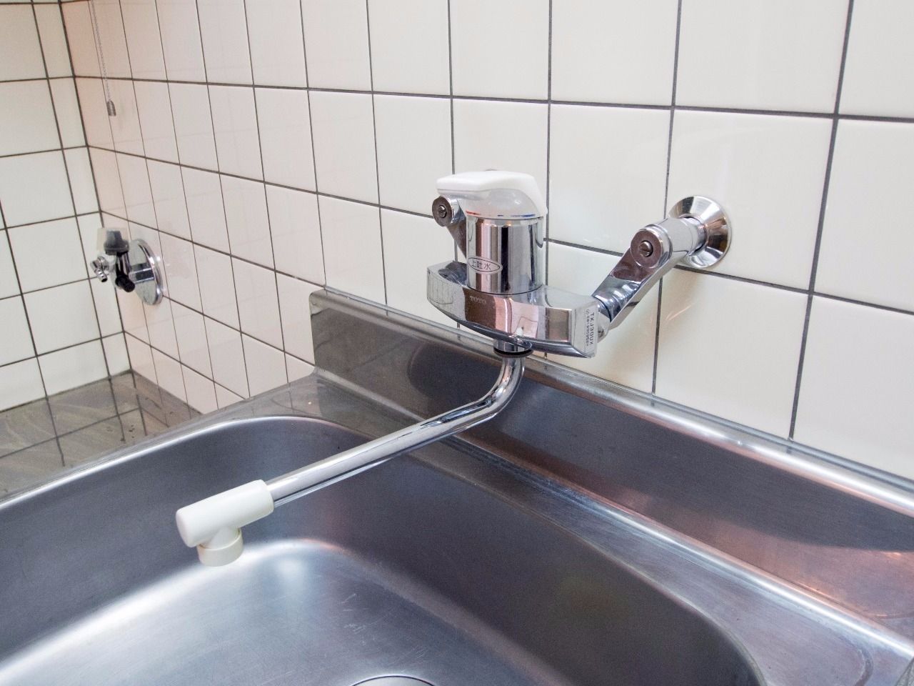 湯温や水量の調節が簡単なワンレバー式水栓